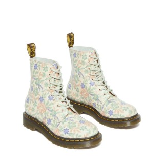 Dr. Martens Boot - 1460 Pascal Cloud Cream+Multi Genix Nappa - EU36 bis EU41 - für Damen - Größe EU36 - multicolor
