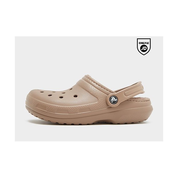 Crocs Classic Lined Clog Damen - Brown - Womens, Brown