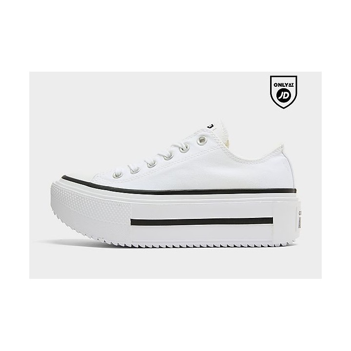 Converse Lift Ox Double Stack Women's - White - Womens, White