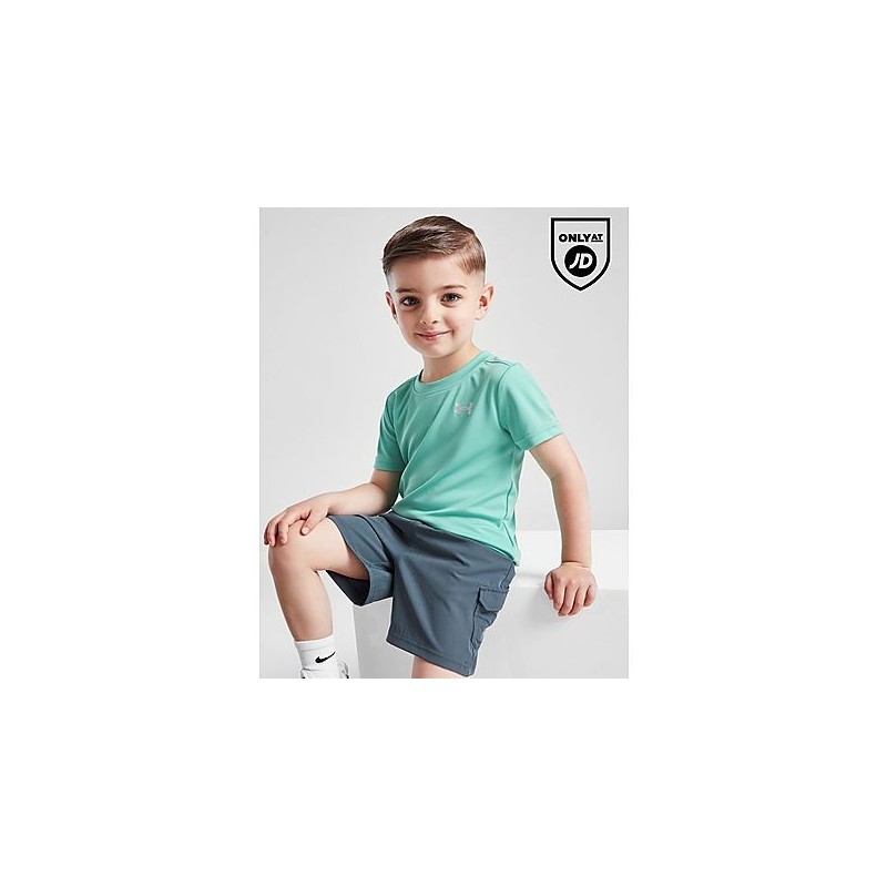 Under Armour Tech T-Shirt/Woven Cargoshorts Set Babys - Green, Green