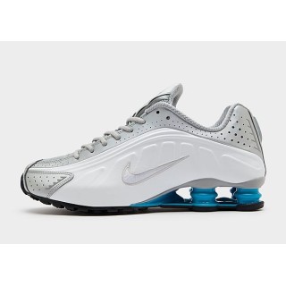 Nike Shox R4 - Metallic Silver - Mens, Metallic Silver