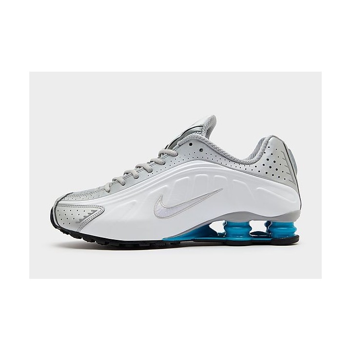 Nike Shox R4 - Metallic Silver - Mens, Metallic Silver
