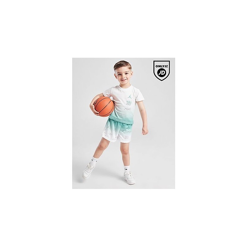 Jordan Jumpman Shot T-Shirt/Shorts Set Babys - White, White
