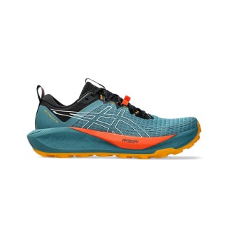 Asics Gel Trabuco 13 Blau Orange Schuhe SS25, Größe 40,5 - EUR