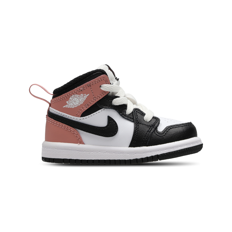 Jordan Aj1 Mid Unisex Schuhe - Weiß - Größe: 19.5 - Leder - Foot Locker