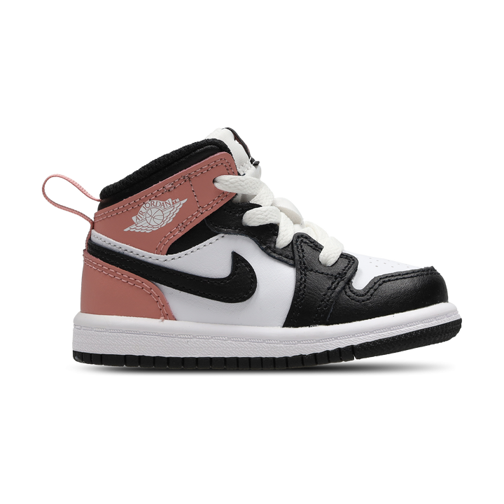 Jordan Aj1 Mid Unisex Schuhe - Weiß - Größe: 19.5 - Leder - Foot Locker