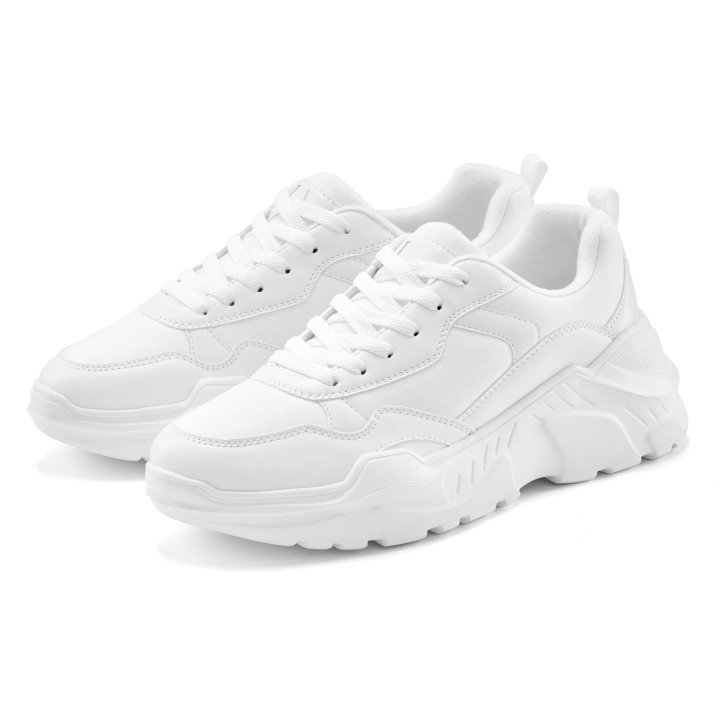 LASCANA Sneaker, Halbschuh, Sportschuh, leichte Chunky Sohle, weiche Innensohle VEGAN