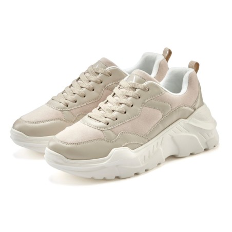 LASCANA Sneaker, Halbschuh, Sportschuh, leichte Chunky Sohle, weiche Innensohle VEGAN