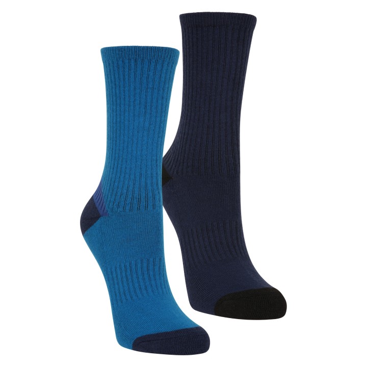Hiker Kindersocken Doppelpack - Blau