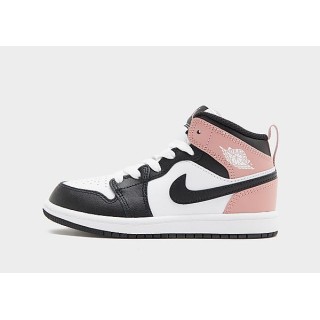 Jordan Air 1 Mid Kleinkinder - White, White