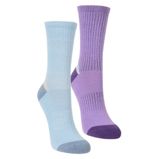 Hiker Kindersocken Doppelpack - Lila