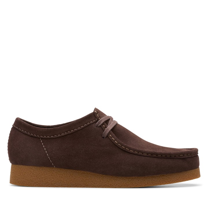 Halbschuhe Clarks Wallabee EVO 26178279 Braun