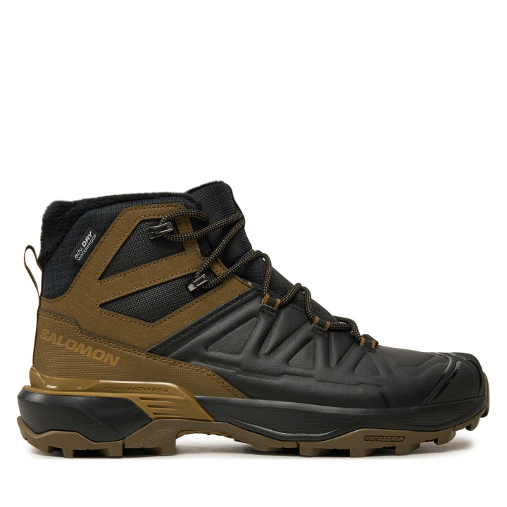 Trekkingschuhe Salomon X Ultra Snowpilot Waterproof L47585700 Schwarz
