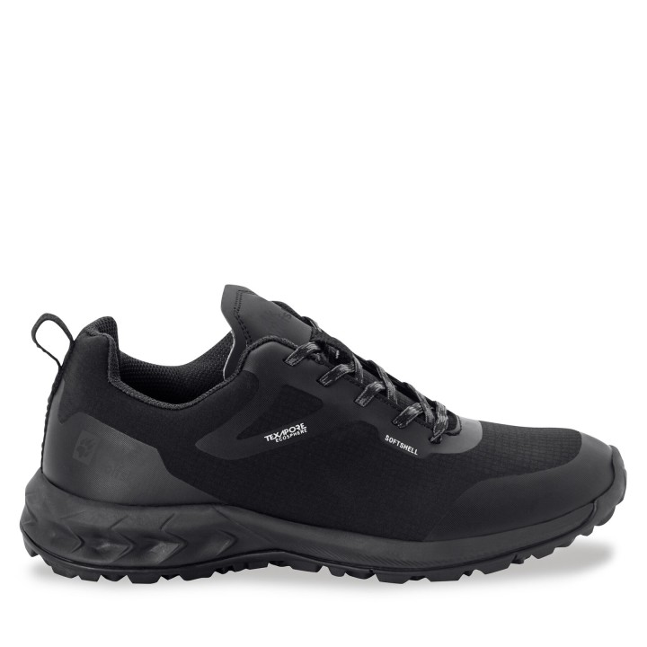Trekkingschuhe Jack Wolfskin Woodland Shell Texapore Low 4053841 Schwarz