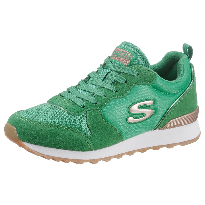 Skechers Sneaker "OG 85 - GOLDN GURL", Schnürschuh, Original-Retro-Jogginschuh mit Air-Cooled Memory Foam