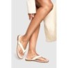 Breite Passform Flip-Flops Mit Klobigen Riemchen - Cream - 37, Cream
