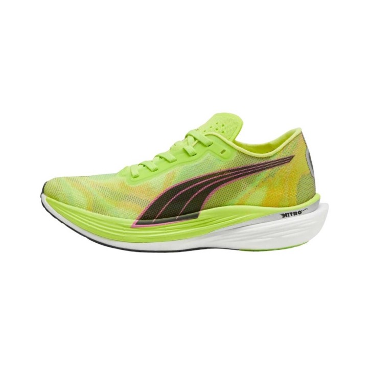 Puma Deviate Nitro Elite 2 Grüne Damenschuhe, Größe 40 - EUR