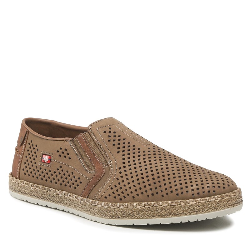 Halbschuhe Rieker B5297-64 Beige