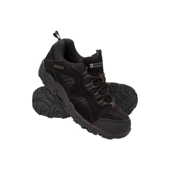 Stampede Wasserdichte Kinder-Wanderschuhe - Schwarz