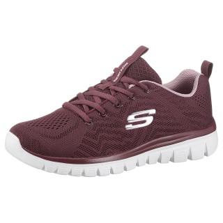 Skechers Sneaker "Graceful - Get Connected", Freizeitschuh, Halbschuh, Schnürschuh mit Memory Foam