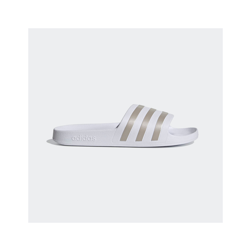 Adidas adilette Damen Flip-Flops und Sandalen - Weiß - Größe: 38 - Netz/Synthetik - Foot Locker