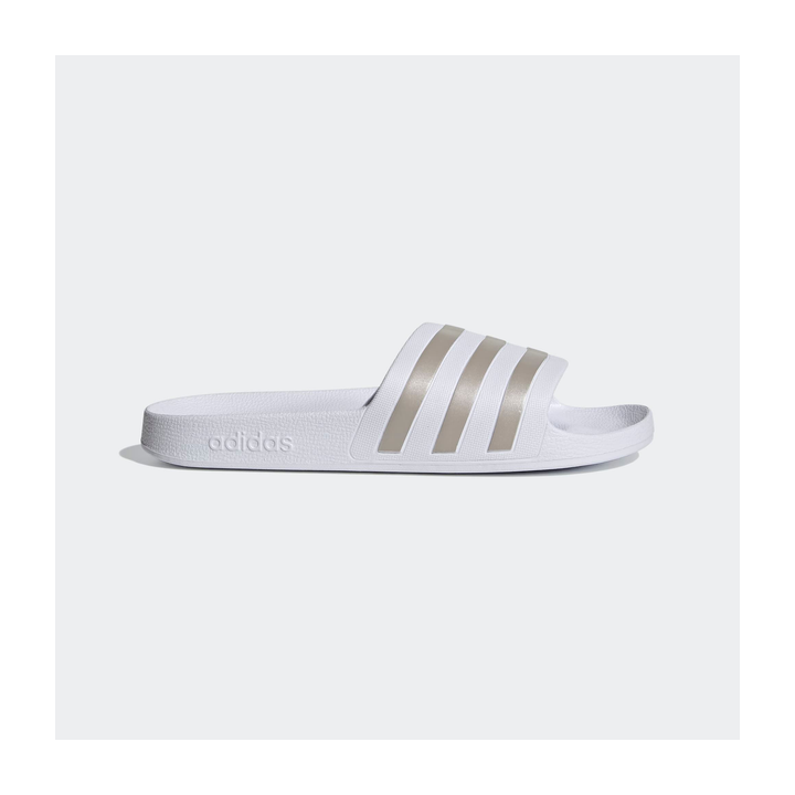 Adidas adilette Damen Flip-Flops und Sandalen - Weiß - Größe: 38 - Netz/Synthetik - Foot Locker