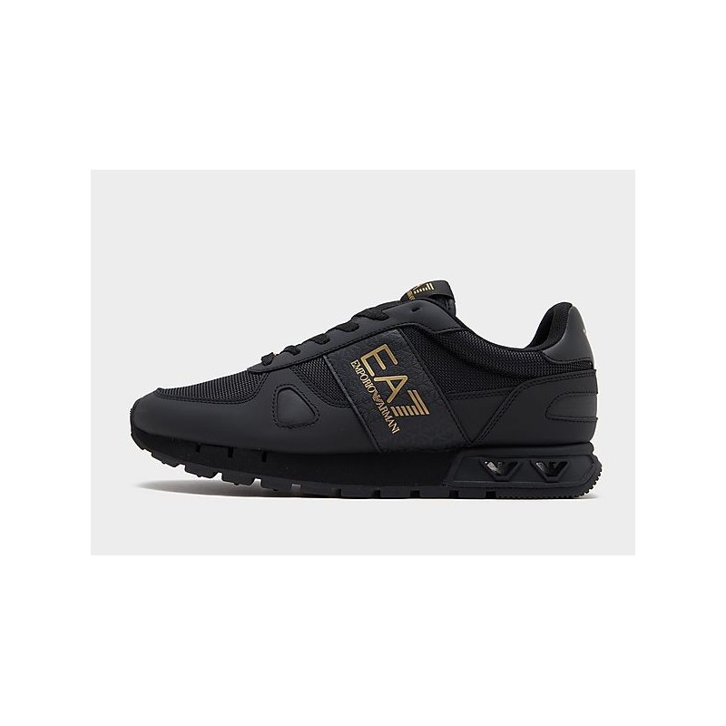 EA7 Emporio Armani B&W Laces Retro - Black - Mens, Black