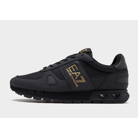 EA7 Emporio Armani B&W Laces Retro - Black - Mens, Black