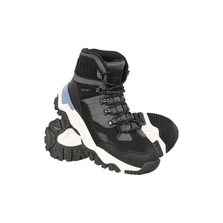 Hike Damenlaufstiefel wasserdicht - Schwarz