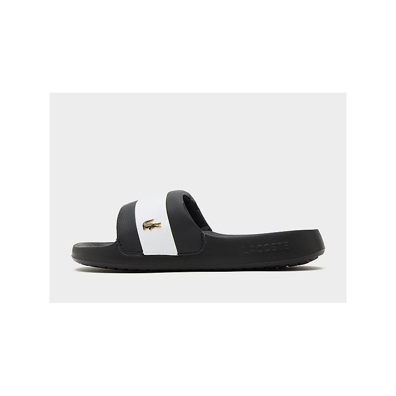 Lacoste Serve Pin Slides Damen - Black - Womens, Black