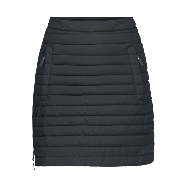 Jack Wolfskin Iceguard Skirt Winterrock Damen L grey,black phantom 6352