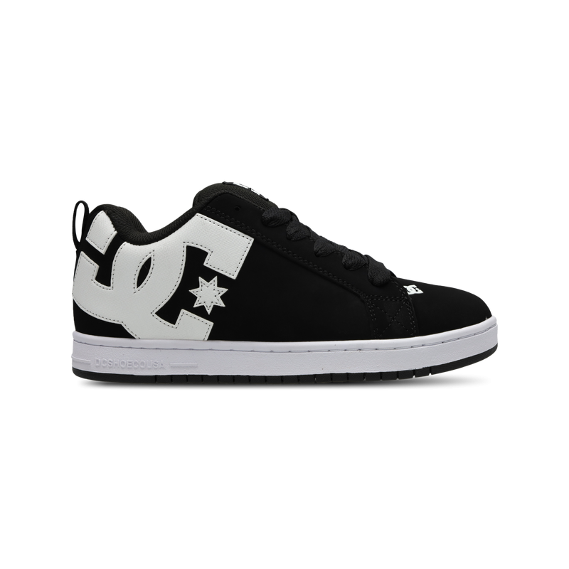 DC Shoes Court Graffik Herren Schuhe - Schwarz - Größe: 39 - Wildleder - Foot Locker