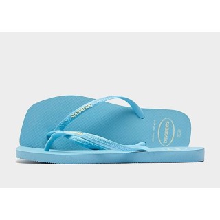 Havaianas Slim Square Flip-Flops Damen - Blue - Womens, Blue
