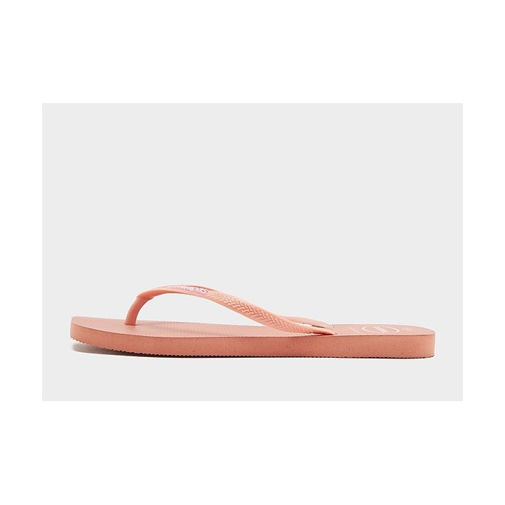 Havaianas Slim Square Flip-Flops Damen - Pink - Womens, Pink