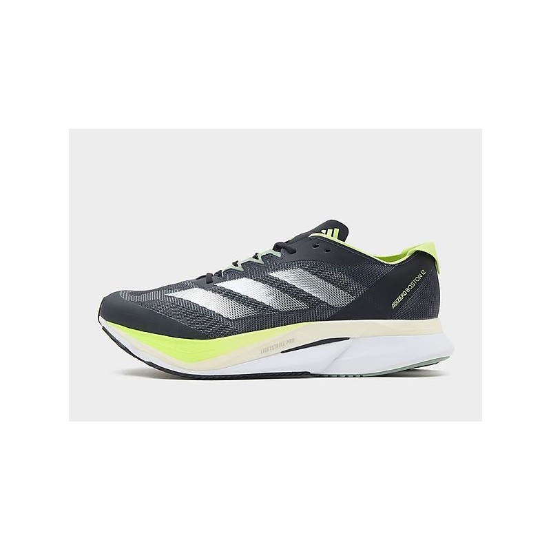 adidas Adizero Boston 12 - Black - Mens, Black