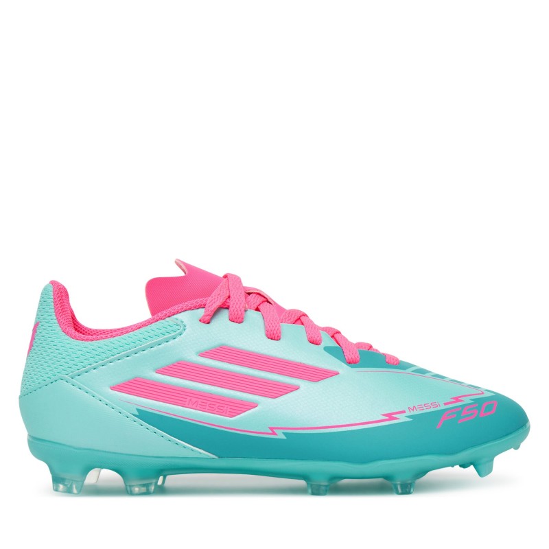 Fußballschuhe adidas F50 League Messi Firm/Multi-Ground IH0931 Türkisfarben