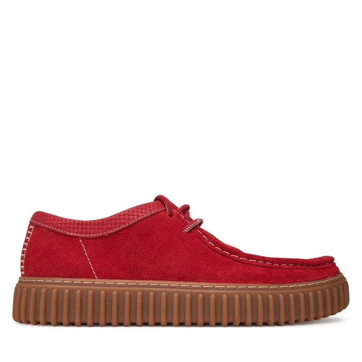 Halbschuhe Clarks Torhill Low 26180908 Rot