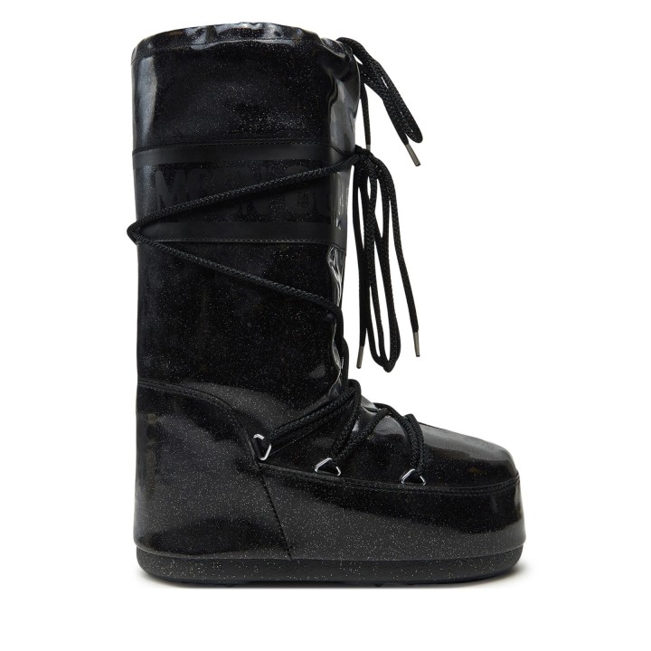 Schneeschuhe Moon Boot Icon Glitter 80D1402850 Schwarz
