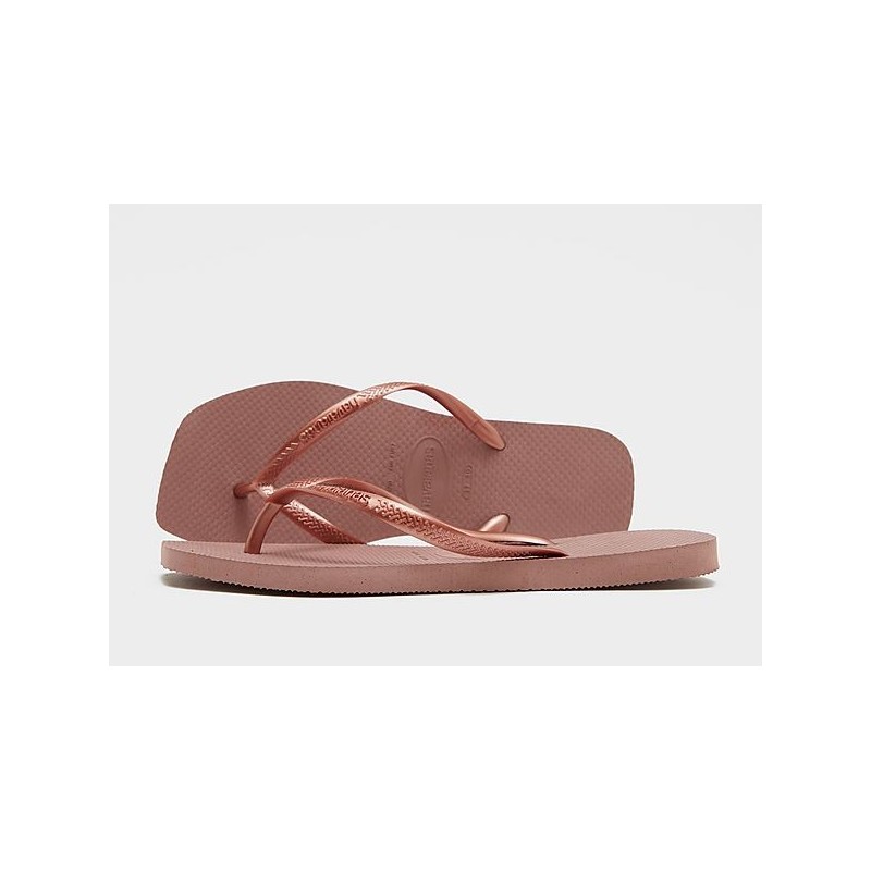 Havaianas Slim Square Flip-Flops Damen - Pink - Womens, Pink