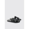 Kunstleder-Sandalen - Schwarz - 41, Schwarz