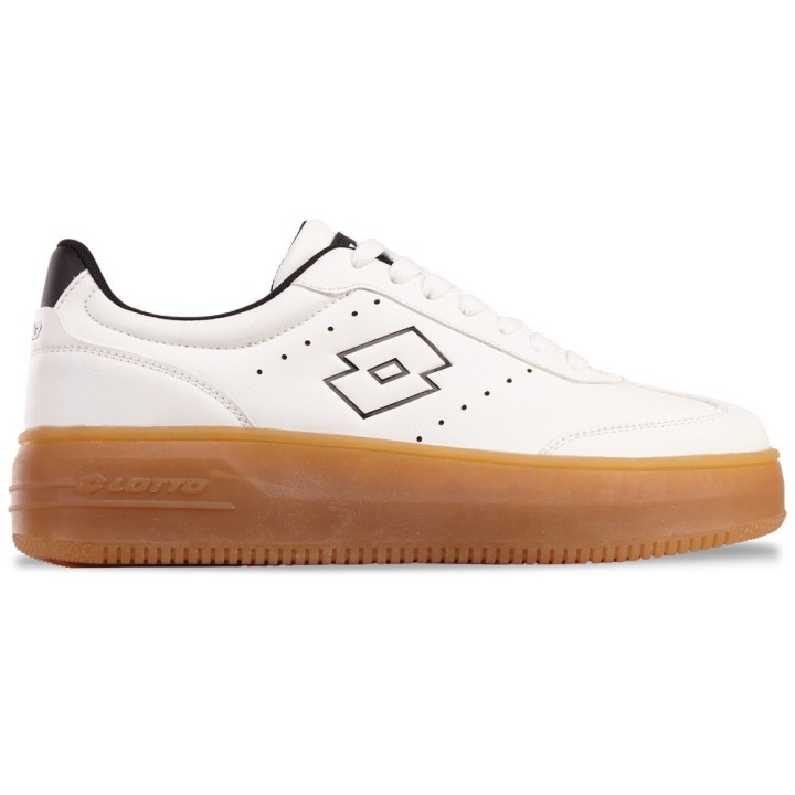 lotto Sneaker, - auf Honigfarbener Plateau-Sneakersohle