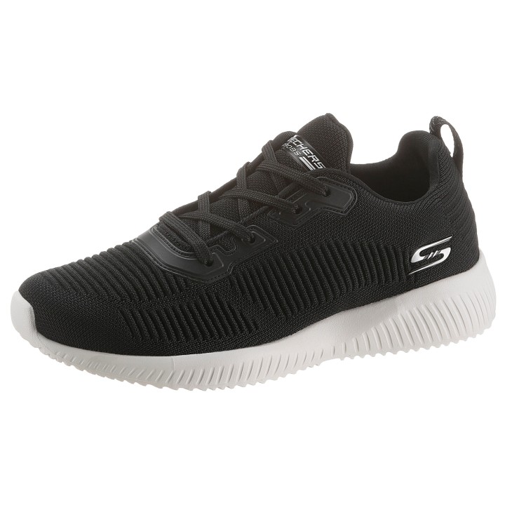 Skechers Sneaker "Bobs Squad - Tough Talk", Freizeitschuh, Halbschuh, Schnürschuh mit Skech-Knit