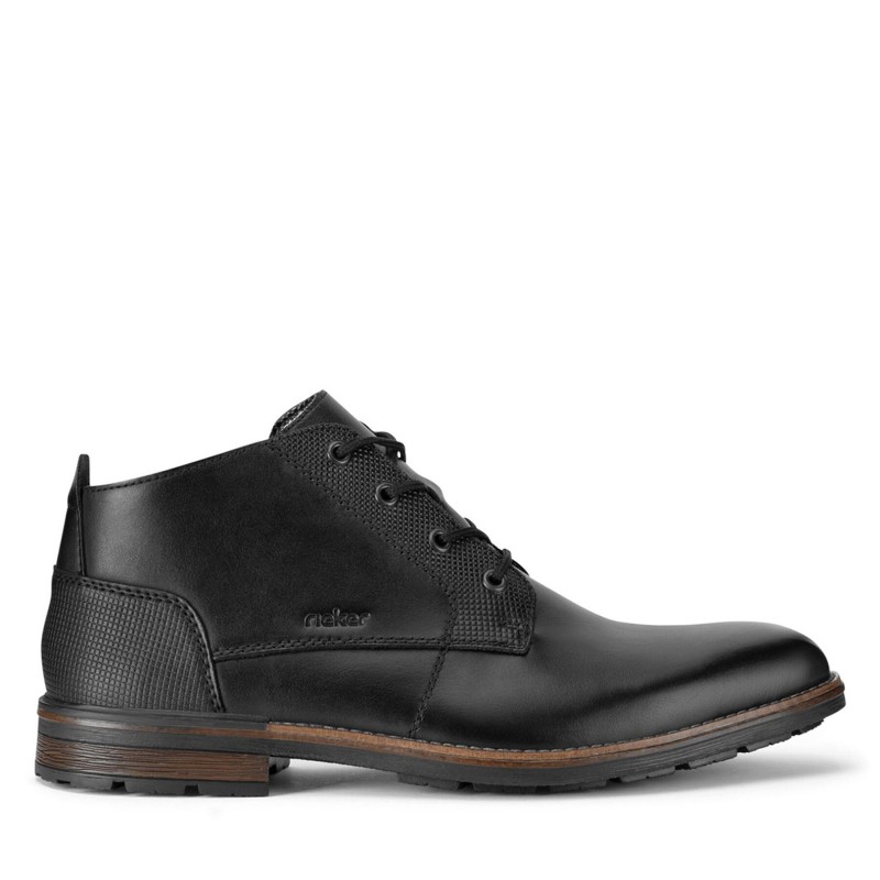Schnürschuhe Rieker B1322-00 Schwarz
