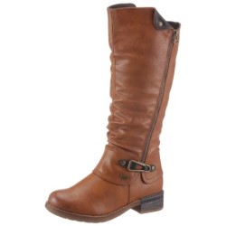Rieker Stiefel, Winterstiefel, Blockabsatz, mit Tex Membran, Varioschaft