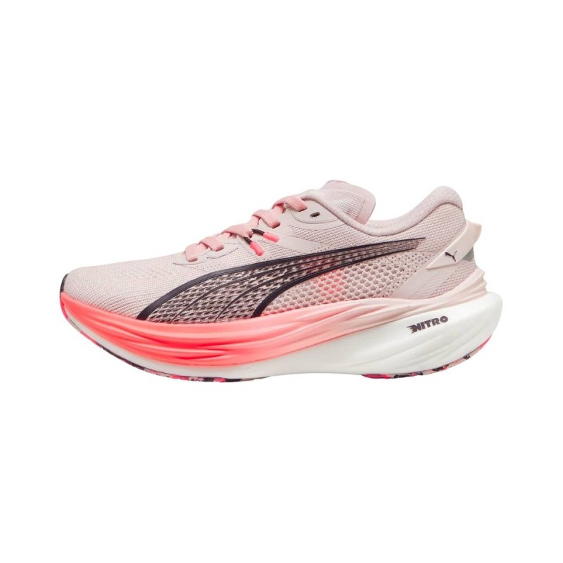Puma Deviate Nitro 3 Schuhe Rosa Schwarz  Damen, Größe 37 - EUR