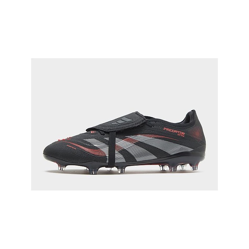 adidas Predator Pro Fold-Over Tongue FG - Black - Mens, Black
