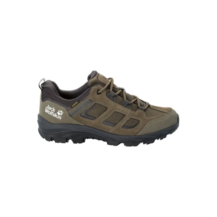 Jack Wolfskin Vojo 3 Texapore Low Men Wasserdichte Wanderschuhe Herren 39.5 miscellaneous Khaki / Phantom