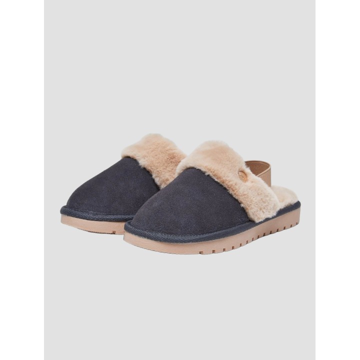 ROMIKA Kids Suede + Fake Fur Slipper