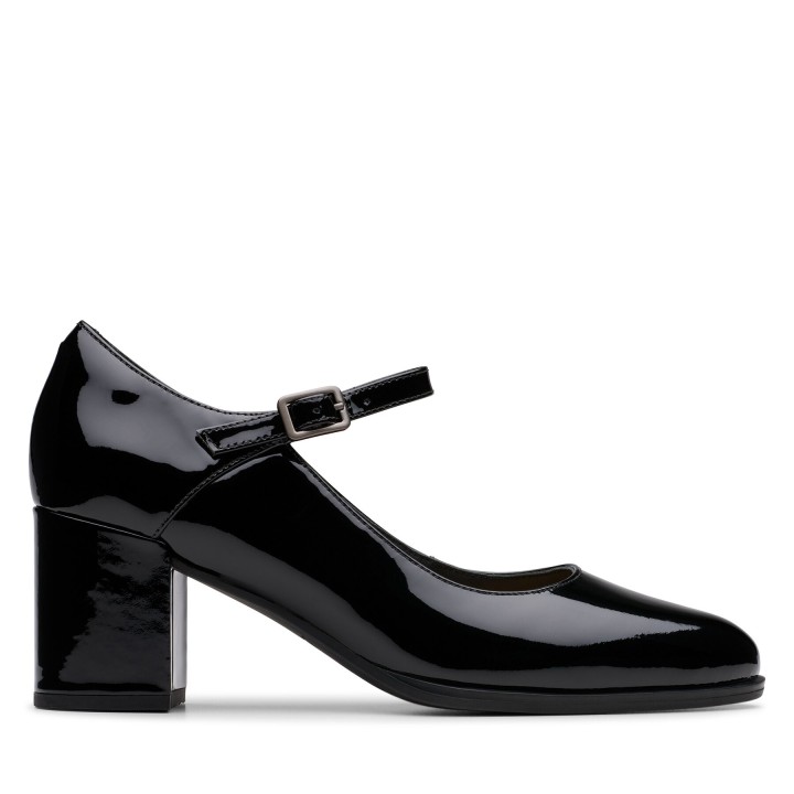 Halbschuhe Clarks Freva 55 Strap 26181337 Schwarz