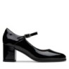 Halbschuhe Clarks Freva 55 Strap 26181337 Schwarz